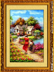 风景油画 山水风景画