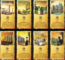 地产展板