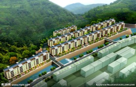 住宅区效果图