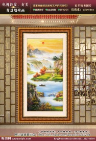 福地洞天风水画