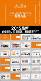 企业招商路演PPT商业融资计划