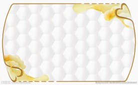 玉石荷叶 六角方格软包 源分层