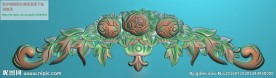 玫瑰花洋花精雕图