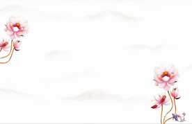 荷花 3D壁画 源分层