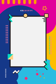 时尚唯美线条促销海报背景图