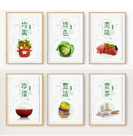 饭堂餐厅食堂文化就餐文明标语海