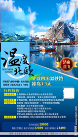 北欧旅游 旅游海报 德国 法国