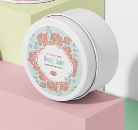 玫瑰护手霜包装 平面图