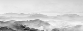中式水墨山水 山水情 水墨画
