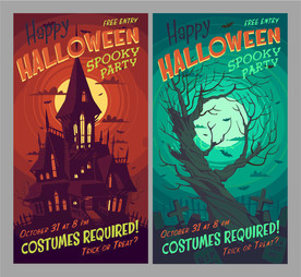 万圣节英文海报