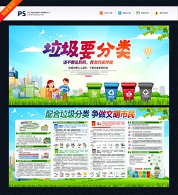 垃圾分类海报