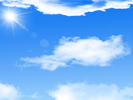 蓝天白云