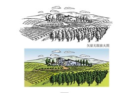 矢量田野二
