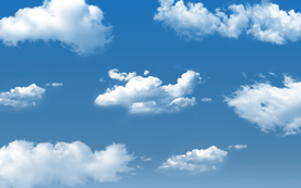 蓝天白云