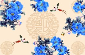 福到吉祥背景图