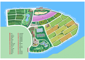 生态餐厅种植平面图