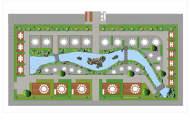 生态餐厅设计平面图