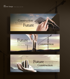 商业建筑合成海报banner