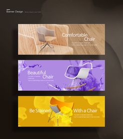 家具凳椅海报电商banner