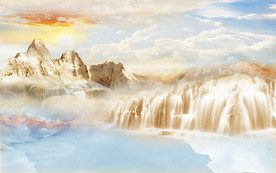 山水现代大理石 TIF分层