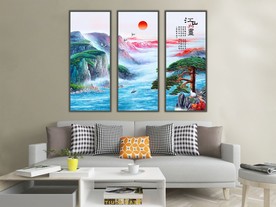 松鹤延年装饰画