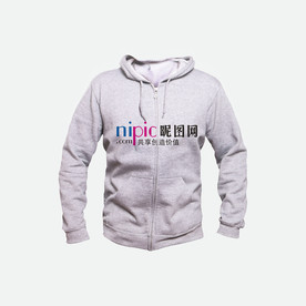 免费男士帽衫前模型样机