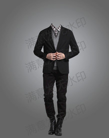 男生全身西装正装商务照
