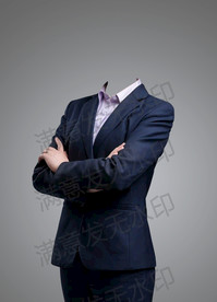 女性证件照半身西装