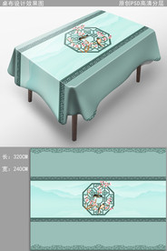 新中式桌布中国风布艺