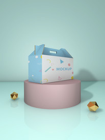 卡扣纸盒食品礼盒包装样机