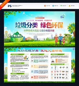 垃圾分类展板