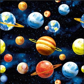 星球 太阳系 太空  四方连续