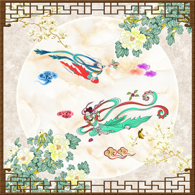 敦煌飞天新中式天顶壁画