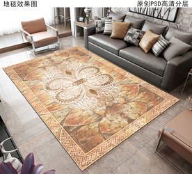 复古花纹欧式地毯