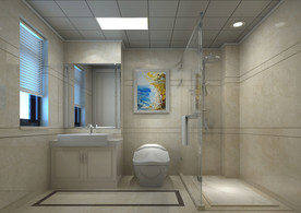 现代风格卫生间效果图