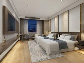 酒店客房效果图