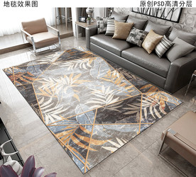 复古花卉欧式地毯