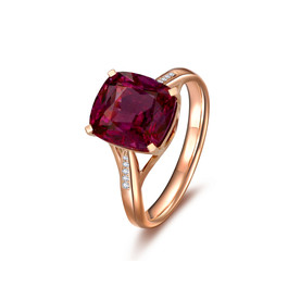 石榴石戒指