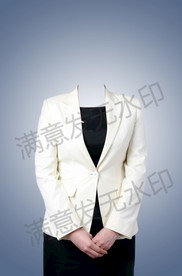 白色西装模板