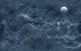 新中式水墨山水画