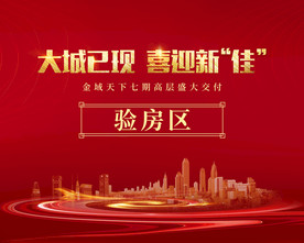 红色海报 地产海报