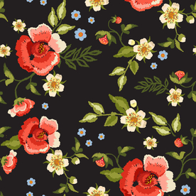 扎染 叶子花 大牌 图案