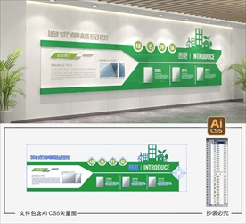 绿色环保文化墙
