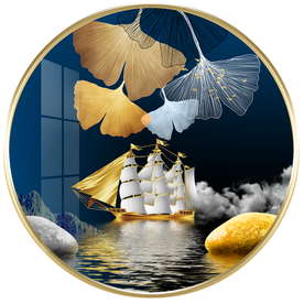 一帆风顺装饰画