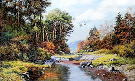 风景油画山水油画