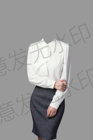女性形象照半身西装