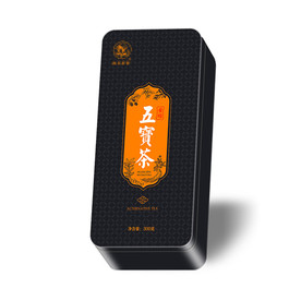 黄精五宝茶-罐装包装设计