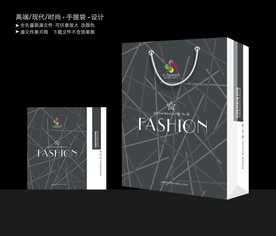 灰色手提袋 手提袋设计 手提袋