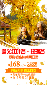 贵州遵义红叶谷旅游广告玫瑰谷