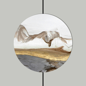 中式抽象山水装饰画